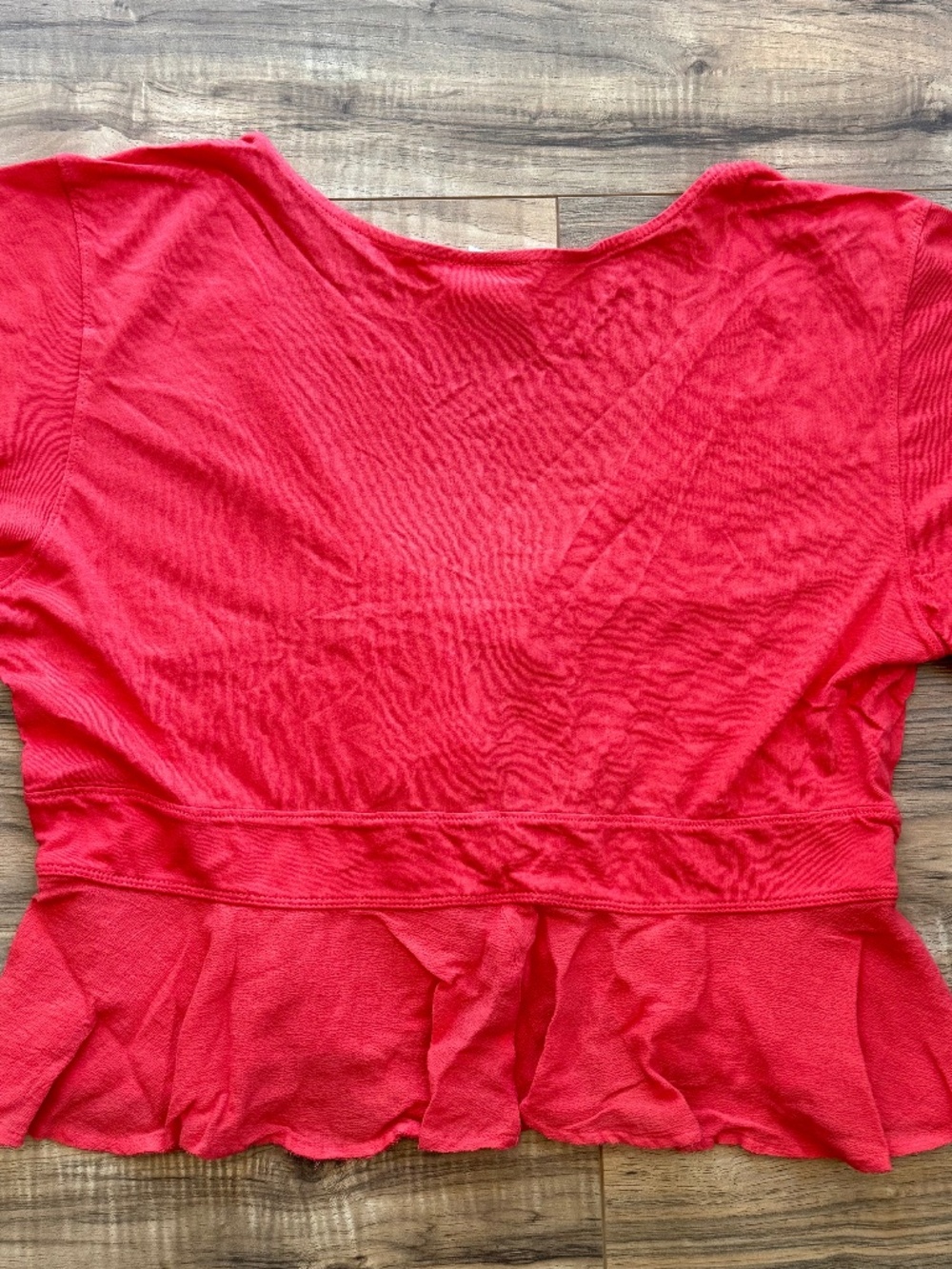 IR Free People Knot Me Bittersweet Tee - Picture 4 of 11